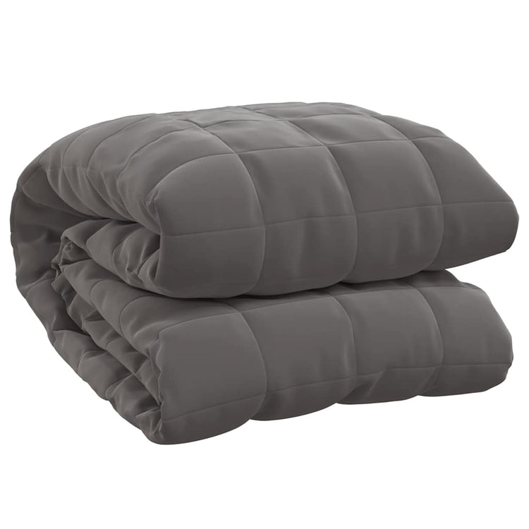 VIDAXL FAIBLAGE COUVERTURE 220X260 cm 11 kg tissu gris