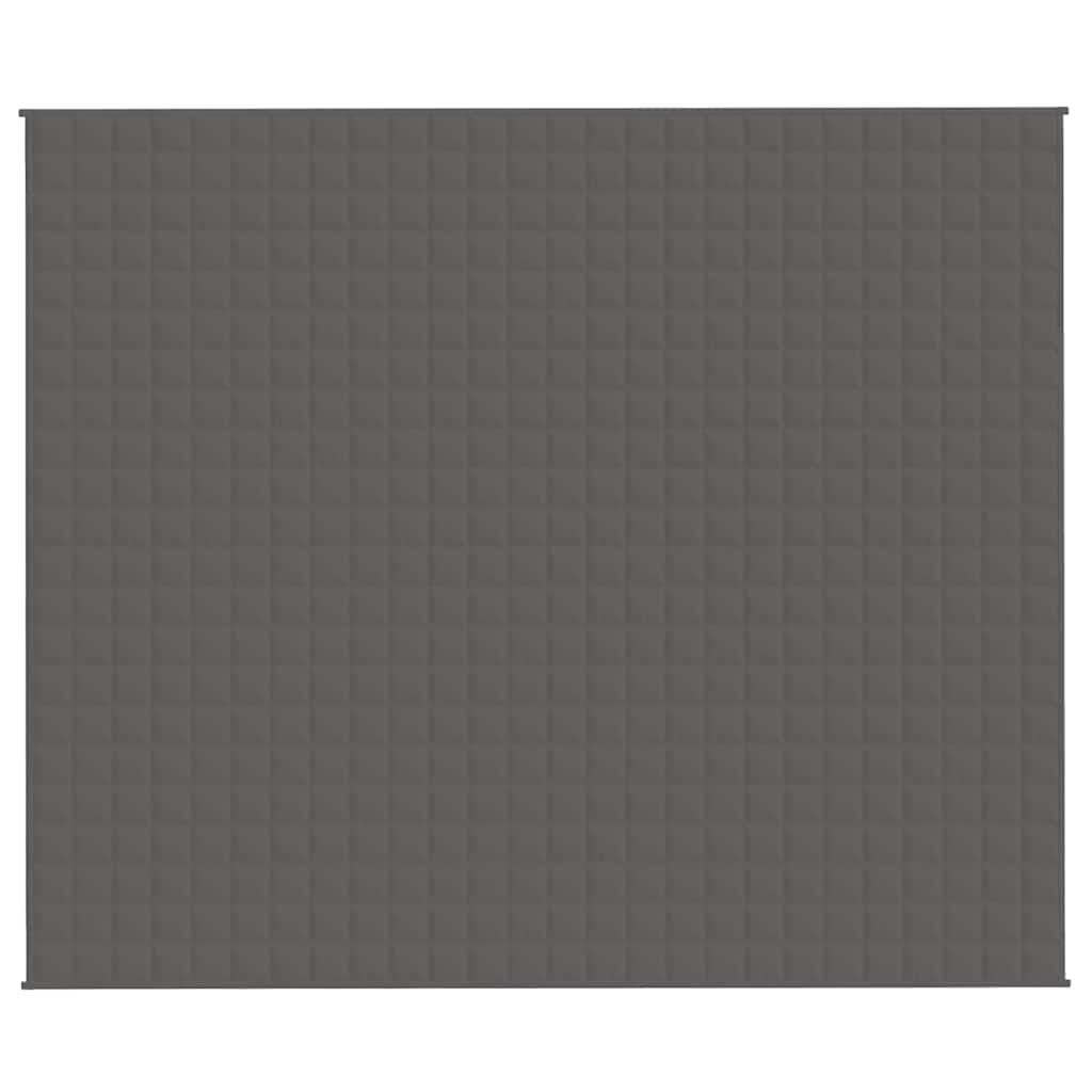 VIDAXL FAIBLAGE COUVERTURE 220X260 cm 11 kg tissu gris
