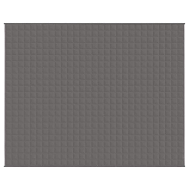 VIDAXL FAIBLAGE COUVERTURE 235x290 cm 11 kg tissu gris