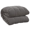 VIDAXL FAIBLAGE COUVERTURE 235x290 cm 15 kg de gris de tissu