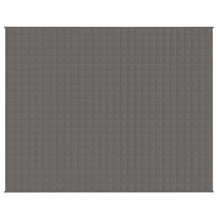 VIDAXL FAIBLAGE COUVERTURE 235x290 cm 15 kg de gris de tissu