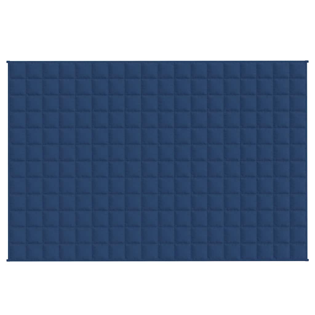 VIDAXL FAIBLAGE COUVERTURE 120x180 cm 5 kg de tissu bleu