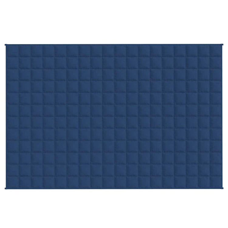 VIDAXL FAIBLAGE COUVERTURE 120x180 cm 5 kg de tissu bleu