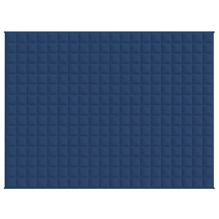 VIDAXL FAIBLAGE COUVERTURE 150x200 cm 7 kg de tissu bleu