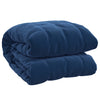 VIDAXL FAIBLAGE COUVERTURE 155X220 cm 11 kg de tissu bleu