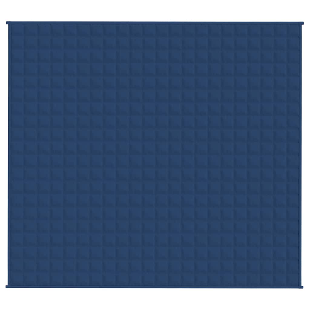 Vidaxl Faibleage Couverture 200x225 cm 13 kg de tissu bleu