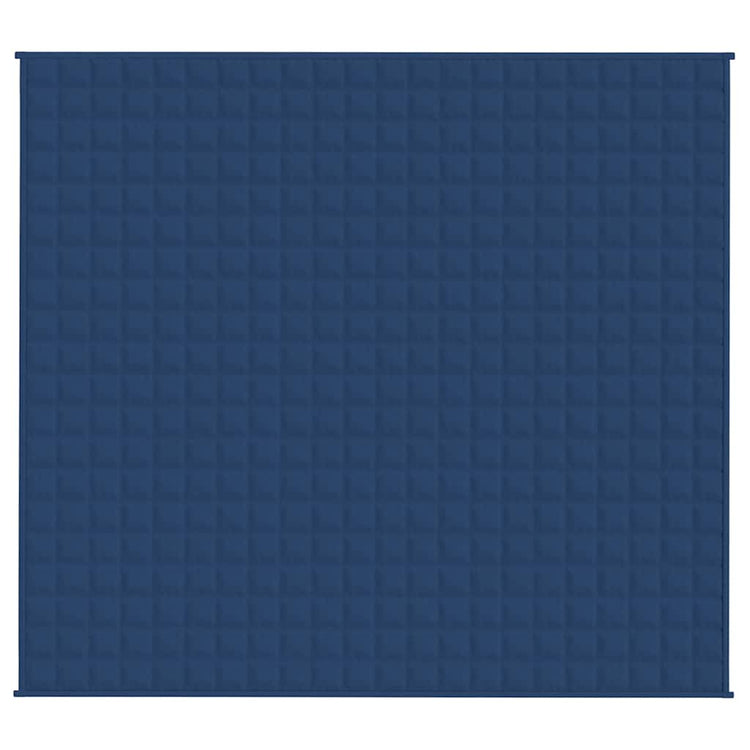 Vidaxl Faibleage Couverture 200x225 cm 13 kg de tissu bleu