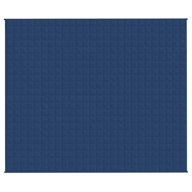VIDAXL FAIBLAGE COUVERTURE 220X260 cm 11 kg de tissu bleu