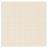 VIDAXL FAIBLAGE COUVERTURE 200x200 cm 13 kg de crème légère en tissu -colore