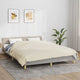 Vidaxl Faibleage Couverture 200x225 cm 13 kg Tissu léger Crème