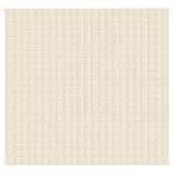 VIDAXL FAIBLAGE COUVERTURE 220X235 cm 15 kg de crème légère en tissu -colore - afbeelding 3
