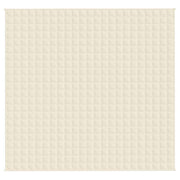 VIDAXL FAIBLAGE COUVERTURE 220X235 cm 15 kg de crème légère en tissu -colore - afbeelding 3
