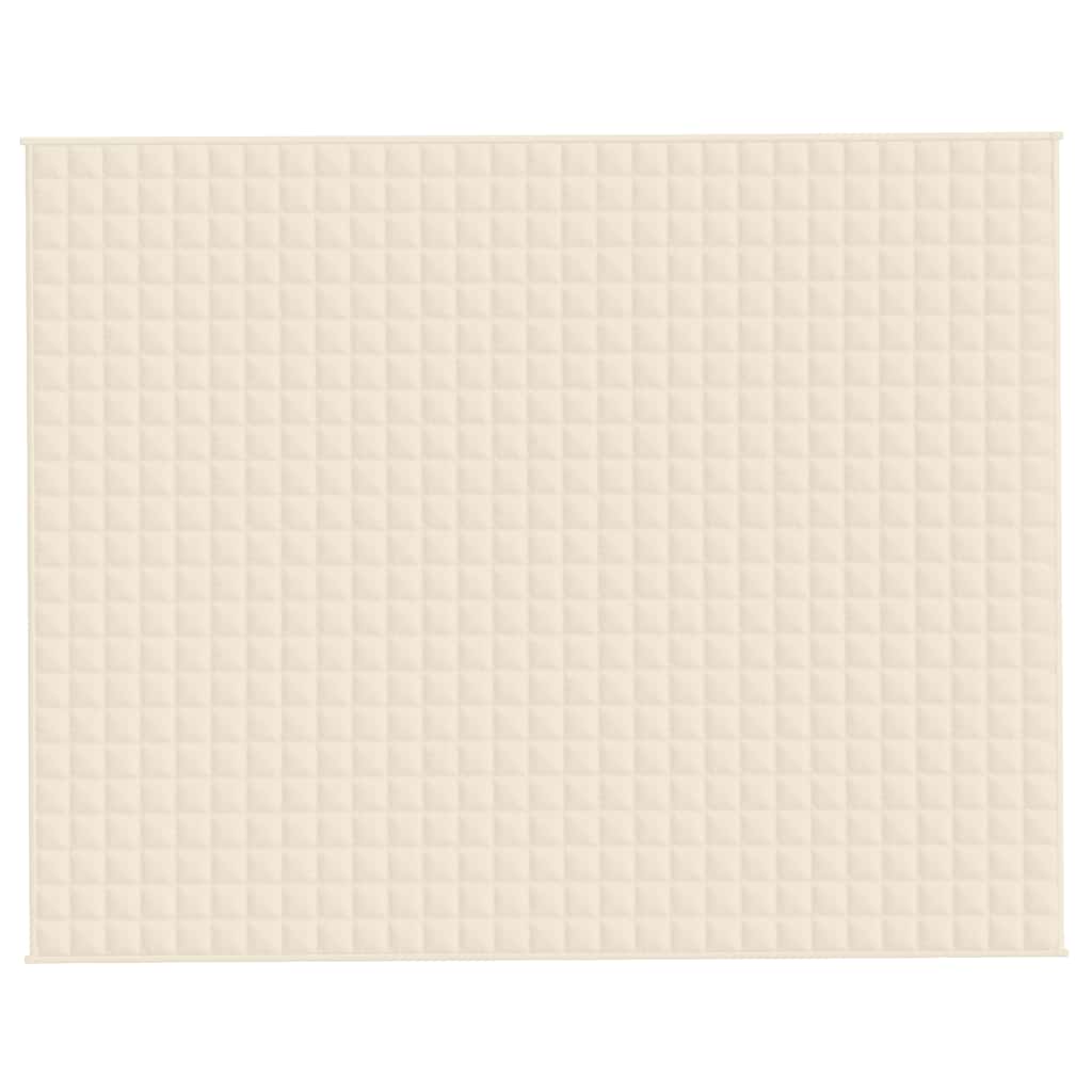 VIDAXL FAIBLAGE CAVENET 235X290 cm 11 kg Tissu léger Crème