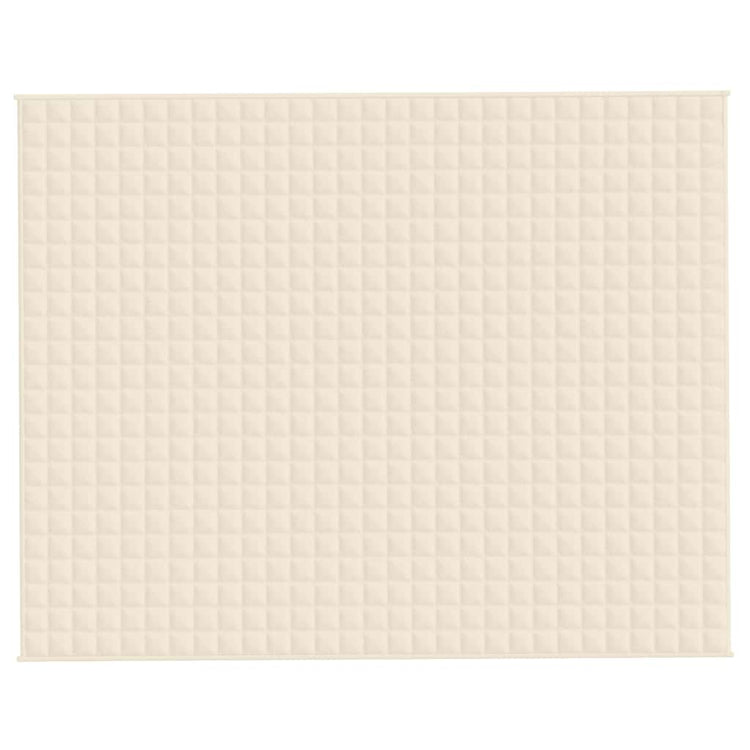 VIDAXL FAIBLAGE CAVENET 235X290 cm 11 kg Tissu léger Crème