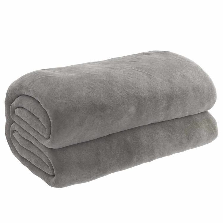 VIDAXL FAIBLAGE COVER avec couvercle 138x200 cm 10 kg de gris de tissu