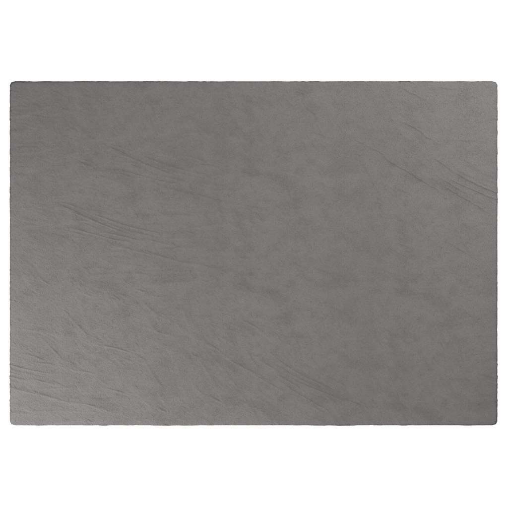 VIDAXL COUVERTURE DE FAIBLAGE AVEC COUVERTURE 155X220 CM 7 kg Fabric Gris