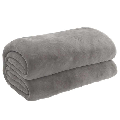 VIDAXL COUVERTURE DE FAIBLAGE AVEC COUVERTURE 155X220 CM 11 kg Fabric Gris