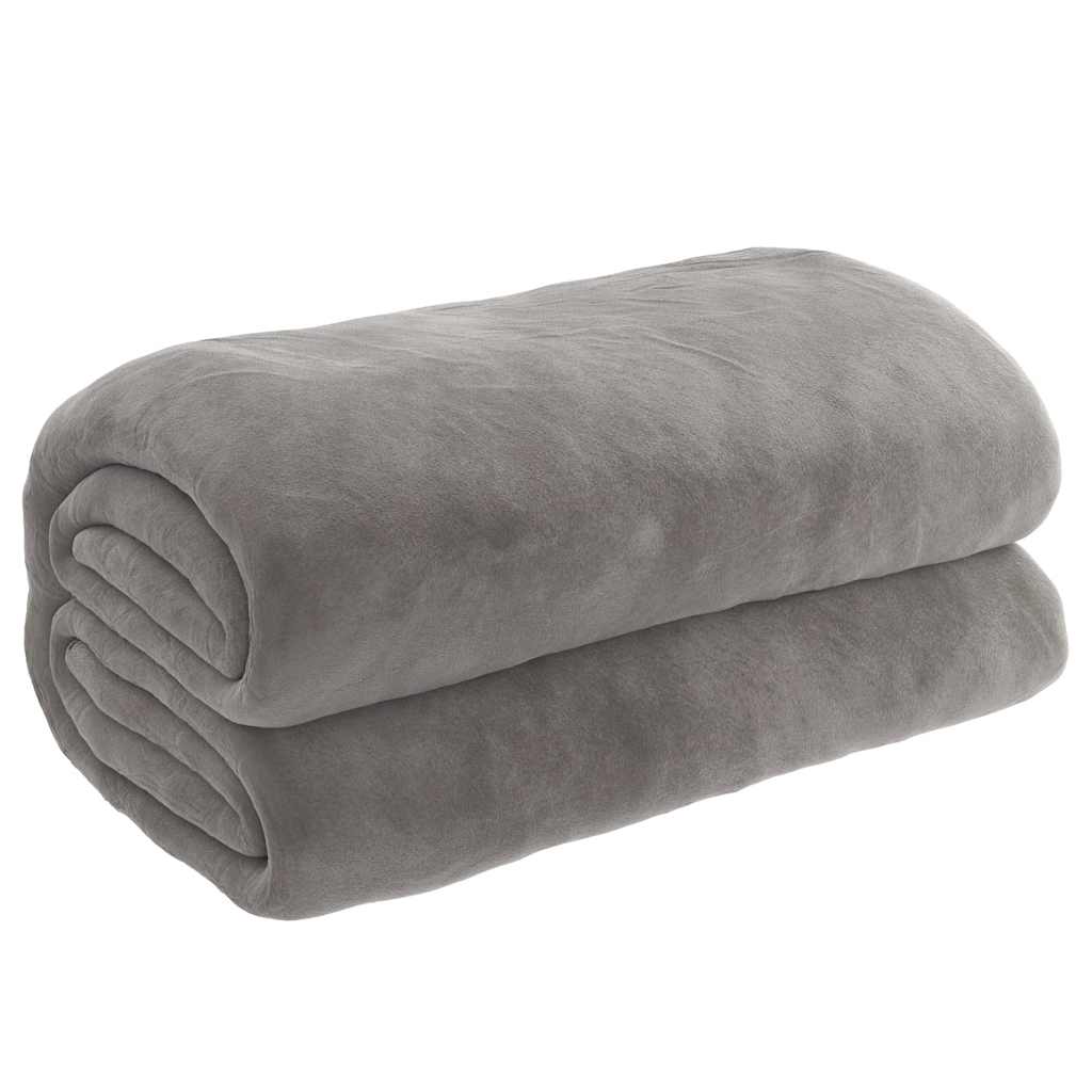 VIDAXL COUVERTURE DE FAIBLAGE AVEC COUVERTURE 200X200 CM 9 kg de gris de tissu