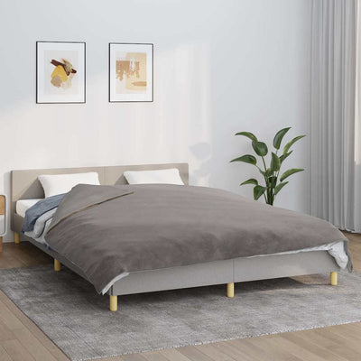 VIDAXL FAIBLAGE COVER avec couverture 200x225 cm 13 kg de gris de tissu