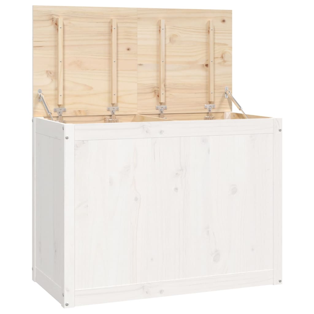 Vidaxl Basket 88.5x44x66 cm Pine solide blanc