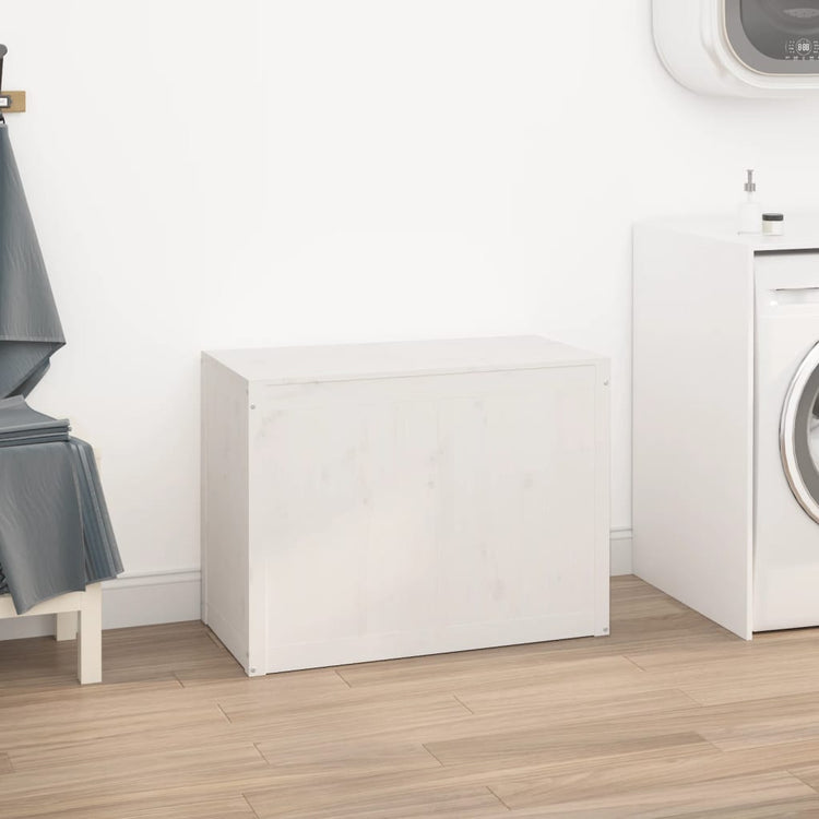 Vidaxl Basket 88.5x44x66 cm Pine solide blanc