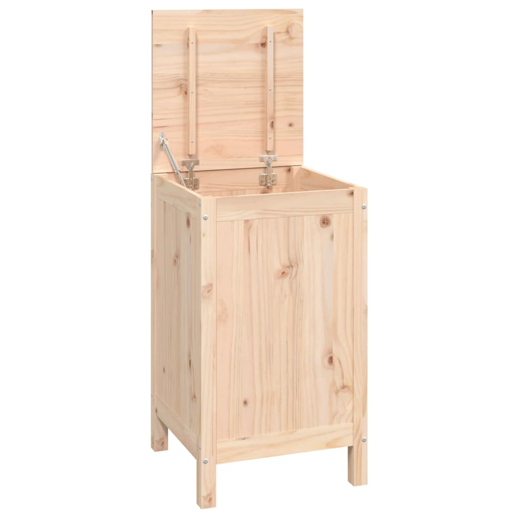 Vidaxx panier à linge 44x44x76 cm bois de pin massif