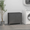 Vidaxl Basket 88.5x44x76 cm Gris de pin massif