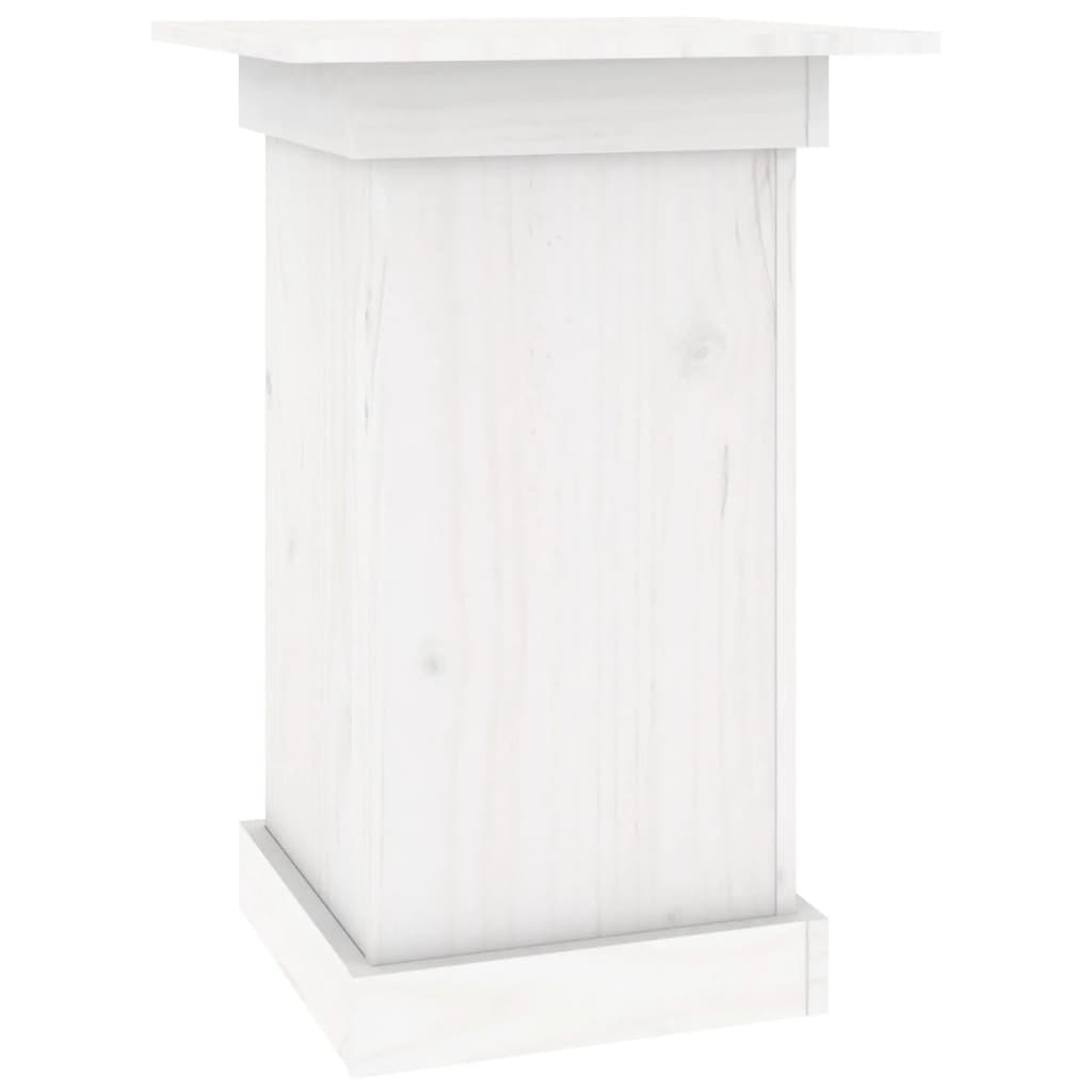 Vidaxl Flower Standard 40x40x60 cm Pine solide blanc