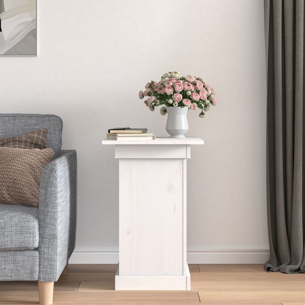 Vidaxl Flower Standard 40x40x60 cm Pine solide blanc