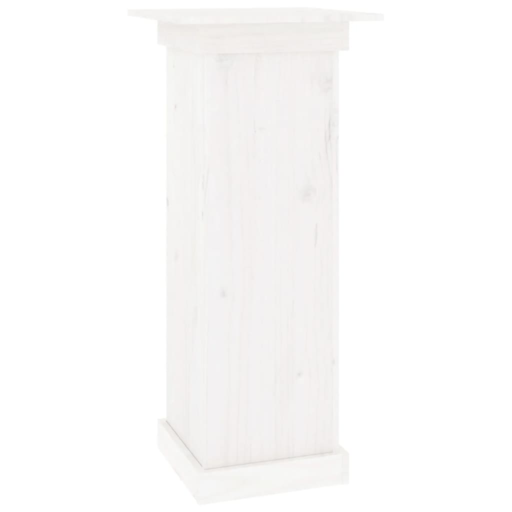Vidaxl Flower Standard 40x40x90 cm Pine solide blanc