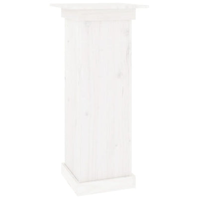 Vidaxl Flower Standard 40x40x90 cm Pine solide blanc