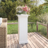 Vidaxl Flower Standard 40x40x90 cm Pine solide blanc
