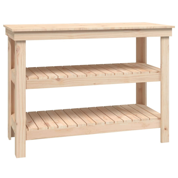 Etabli Vidaxx 110,5x50x80 cm bois de pin massif