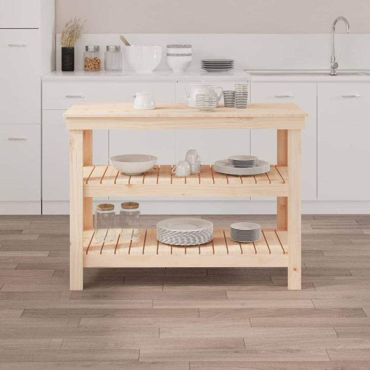 Etabli Vidaxx 110,5x50x80 cm bois de pin massif