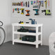Vidaxx établi 110,5x50x80 cm bois de pin massif blanc