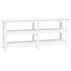 Vidaxl Workbench 181x50x80 cm Pine solide blanc