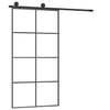 Vidaxl Porte coulissante avec pâte 102.5x205 cm en verre ESG et aluminium