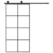 Vidaxl Porte coulissante avec pâte 102.5x205 cm en verre ESG et aluminium - afbeelding 3