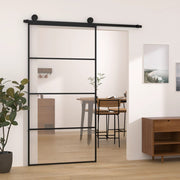 Vidaxl Porte coulissante avec pâte 102.5x205 cm en verre ESG et aluminium - afbeelding 4