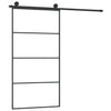 Vidaxl Porte coulissante avec pâte 102.5x205 cm en verre ESG et aluminium