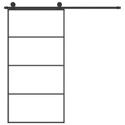 Vidaxl Porte coulissante avec pâte 102.5x205 cm en verre ESG et aluminium - afbeelding 3