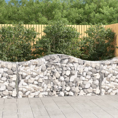 Vidaxl schanskorf voûté 200x50x80 100 cm fer galvanisé