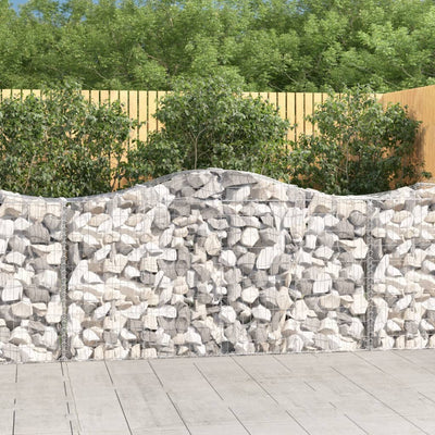 Vidaxl schanskorf voûté 200x50x100 120 cm fer galvanisé