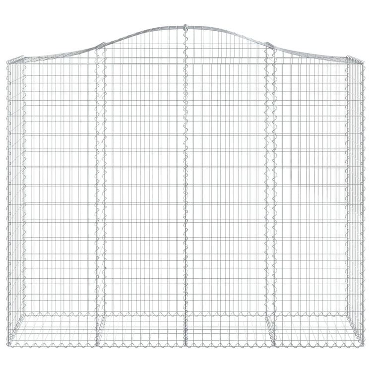 Vidaxl Schanskorf Vaulté 200x50x160 180 cm fer galvanisé