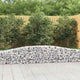 Vidaxl schanskorf voûté 400x30x40 60 cm fer galvanisé