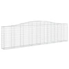Vidaxl schanskorf Vaulté 400x30x100 120 cm fer galvanisé