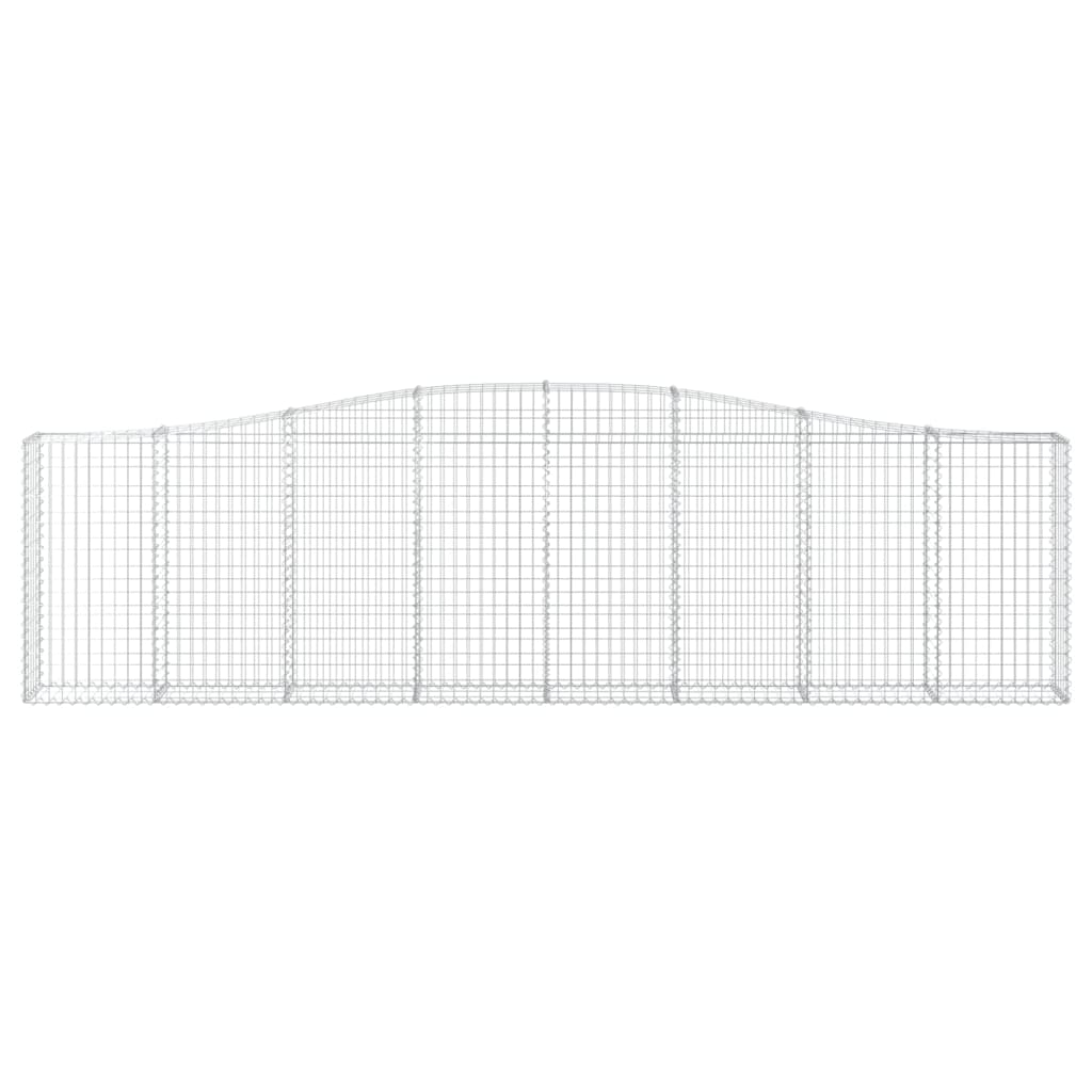 Vidaxl schanskorf Vaulté 400x30x100 120 cm fer galvanisé