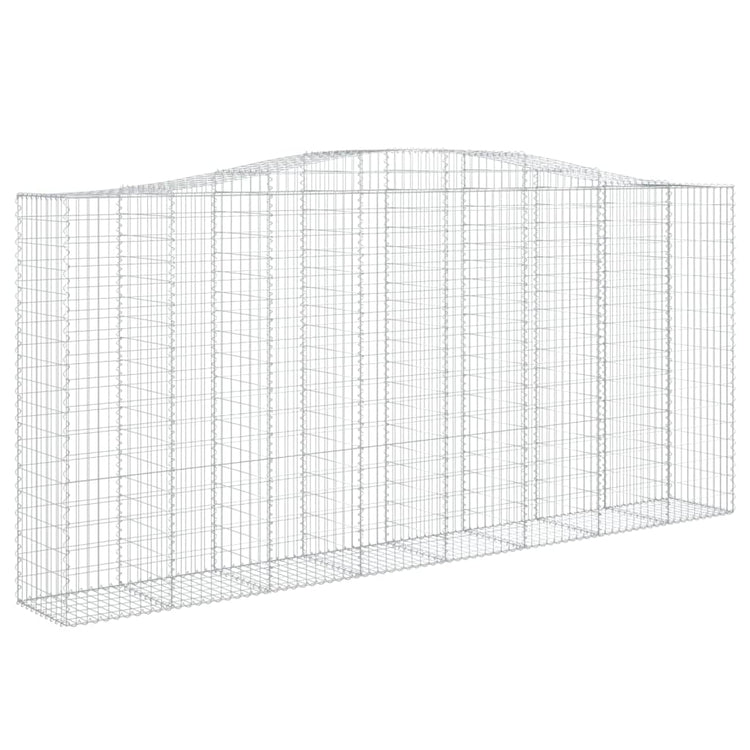 Vidaxl Schanskorf Voûté 400x50x180 200 cm fer galvanisé