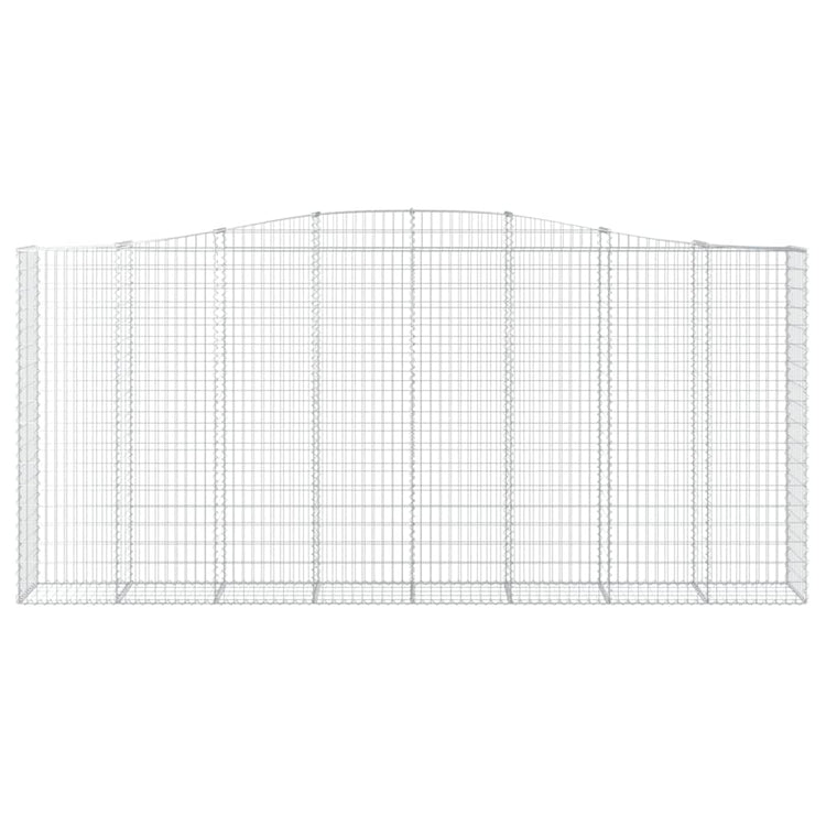 Vidaxl Schanskorf Voûté 400x50x180 200 cm fer galvanisé