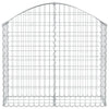 Vidaxl schanskorf voûté 100x30x80 100 cm fer galvanisé